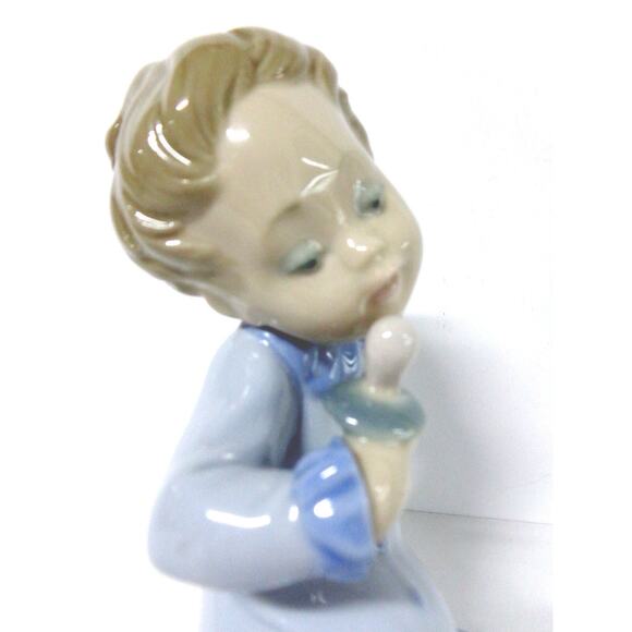lladro BABY With PACIFIER FIGURINE 8" Child #5099 Porcelain 1980 5th Mark Spain! - Picture 2 of 9